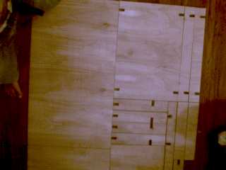 a big chopped up piece of plywood